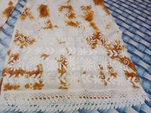 embroidery kurta set paint