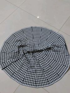 Black Check Skirt