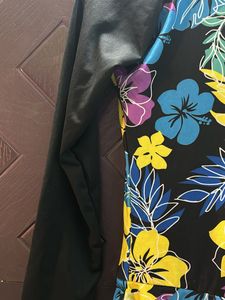 Floral Long Sleeve Swimsuit