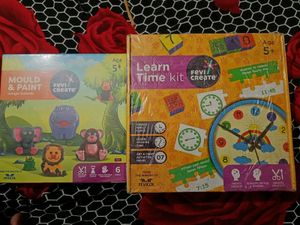 Pack Of 2, Learn Time Kit And Mould & Paint...