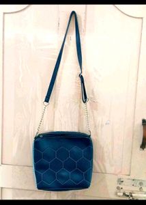 Sling Bag With Gold Chain