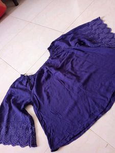 PURPLE FLARED HAND TOP💜