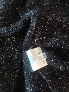 Vintage Black Knit Cardigan