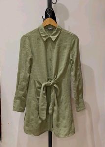 Green Shirt Dress