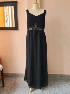 Plus Size Elegant Black Maxi Dress
