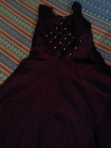 Art Silk Gown Full Fleer