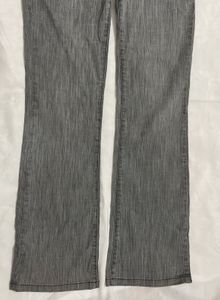 Grey Flared Jeans
