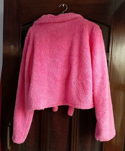 URBANIC Plush Crop Jacket