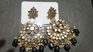 Rs 30 Off Del Like New Black Earrings❤️