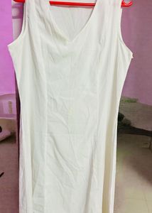 White V-Neck Blouse - Size 34