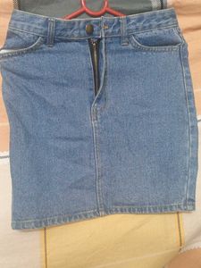 Denim Mini Skirt