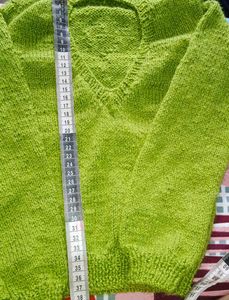 FREE DELIVERY Green Knitted Sweater