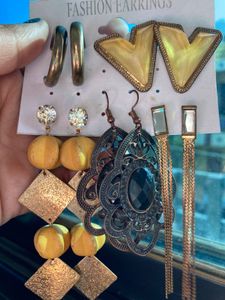 Earrings Card 5 Combo Set