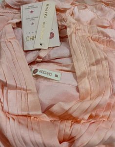 Peach Hand Painted Suit Set