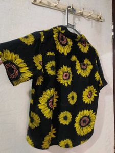 Souled Store Sunflower Print Top