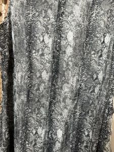 Ruffled Snake Print Dress