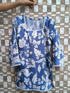 Blue Short Kurti 💙