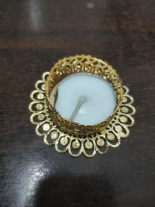 Beautiful Golden T-light Diya