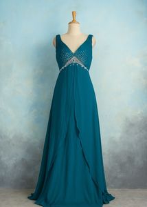 Elegant Teal Maxi Dress