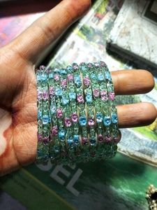 green glass bangles