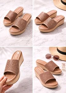 Zudia Laser-Cut Slip-On Sandals