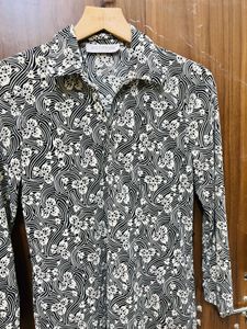 Floral Print Shirt Dress