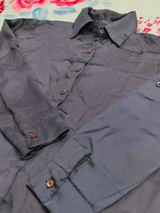 Elegant Navy Blue Shirt