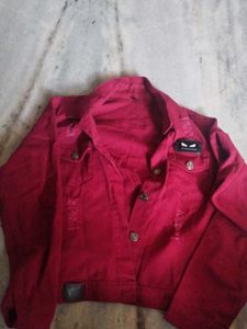 Red Denim Jacket