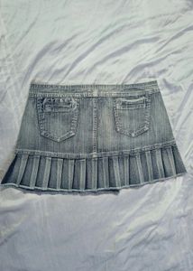 Denim Mini Skirt