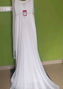 Amazing Off White Long Gown/New With Tag