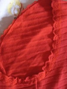 Red Ribbed Briefs