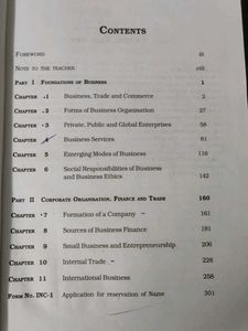 Class XI Business Studies