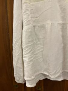 Embroidered White Tunic Top