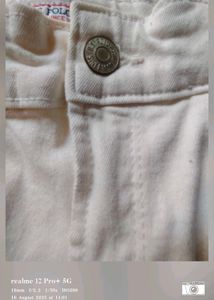 U.S Polo Assn 9-10 Yrs PureWhite Jeans (Twice Used
