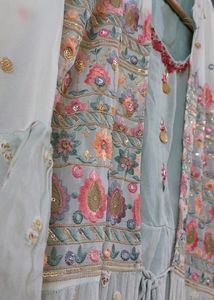 PARTYWEAR SHRUG GOWN☆☆