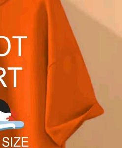 Orange Penguin Graphic Tee