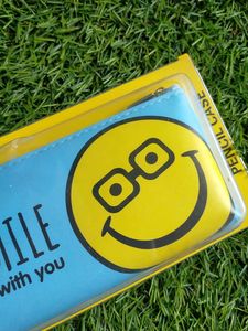 Keep Smile Pencil Case Blue 🔵