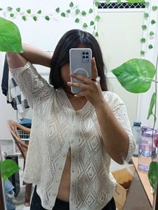 Crochet Knit Cardigan