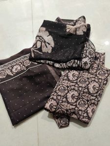 10 Combo Crepe Synthetic Full Set Dress Material