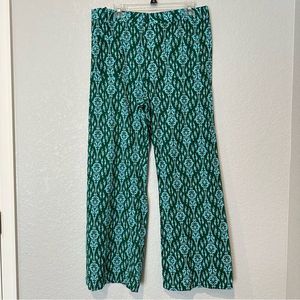 Zara Patterned Wide-Leg Pants