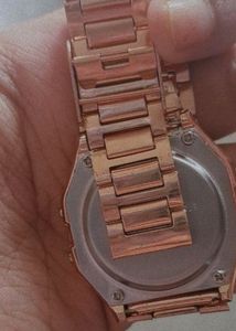 Gold Digital Watch