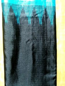 Nice Black Cotton Saree