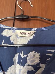 Indigo Floral Maxi Dress