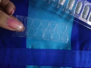 Silver Fake Nails For Girls