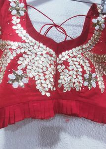 Gotta And Pearl  Hand Work  Blouse