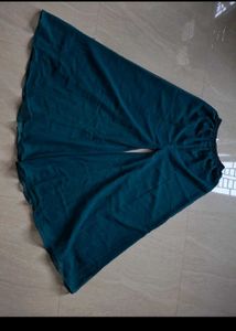 Teal Geometric Embroidered Salwar Kameez
