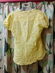 Yellow Casual Top