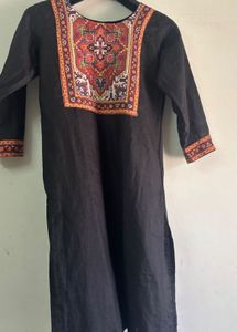 Elegant Black Kurta
