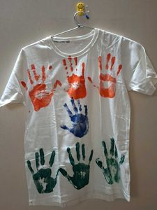 Handprint T-Shirt - Unique Colorful Design