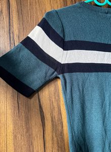 Striped Short Sleeve Top
